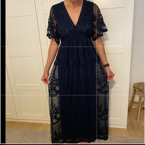 Navy Maternity dress